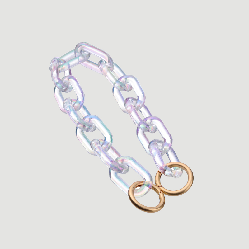Pastel Chain Strap Clear